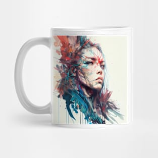 Water color painting of a princess Mug